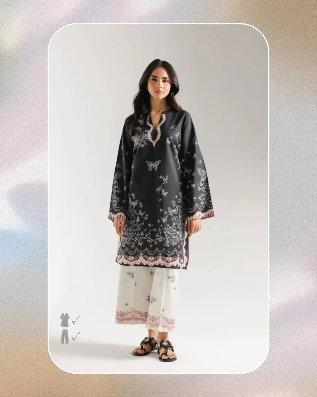 Printed Kurta Set