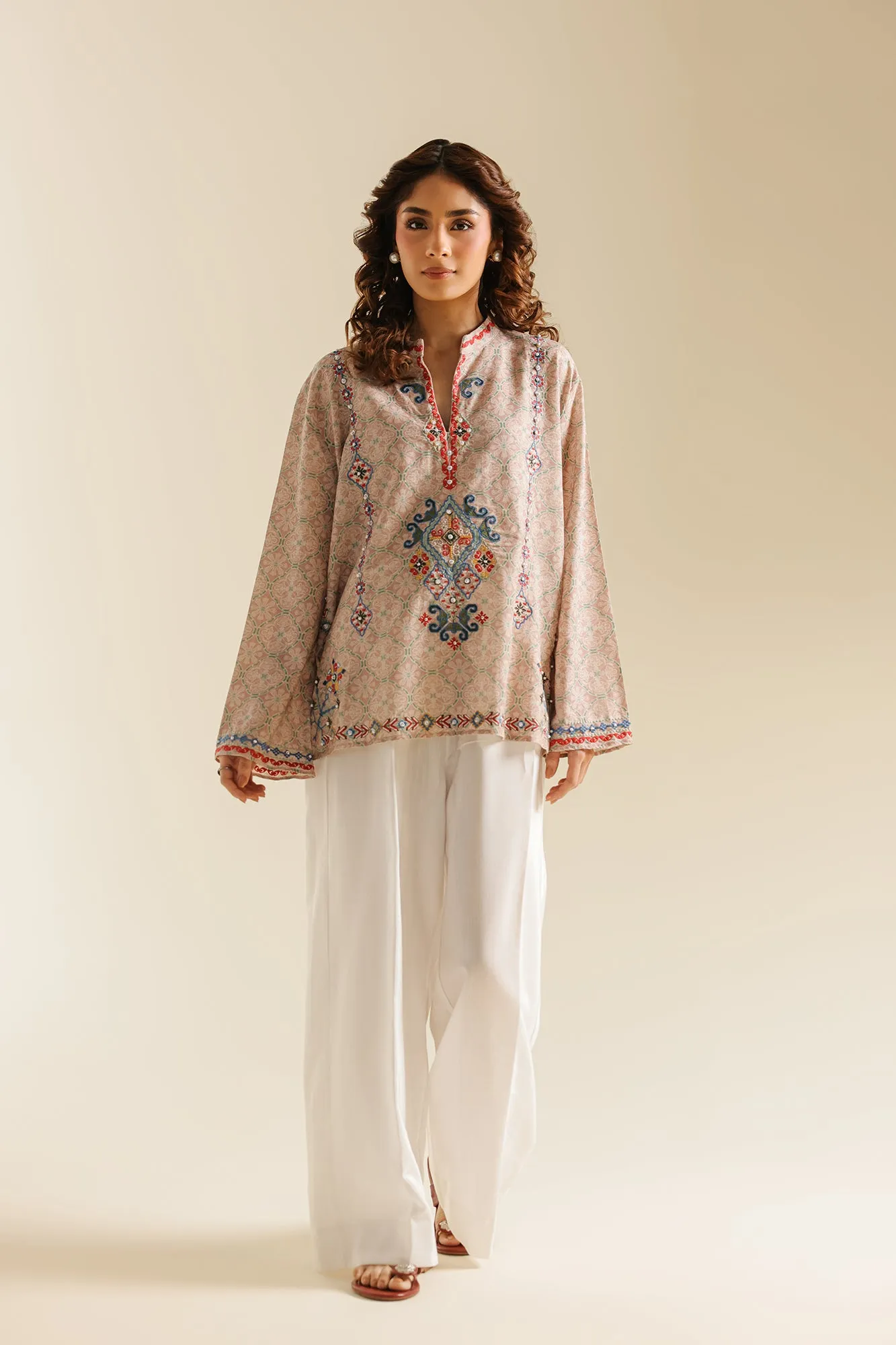Trouser in White