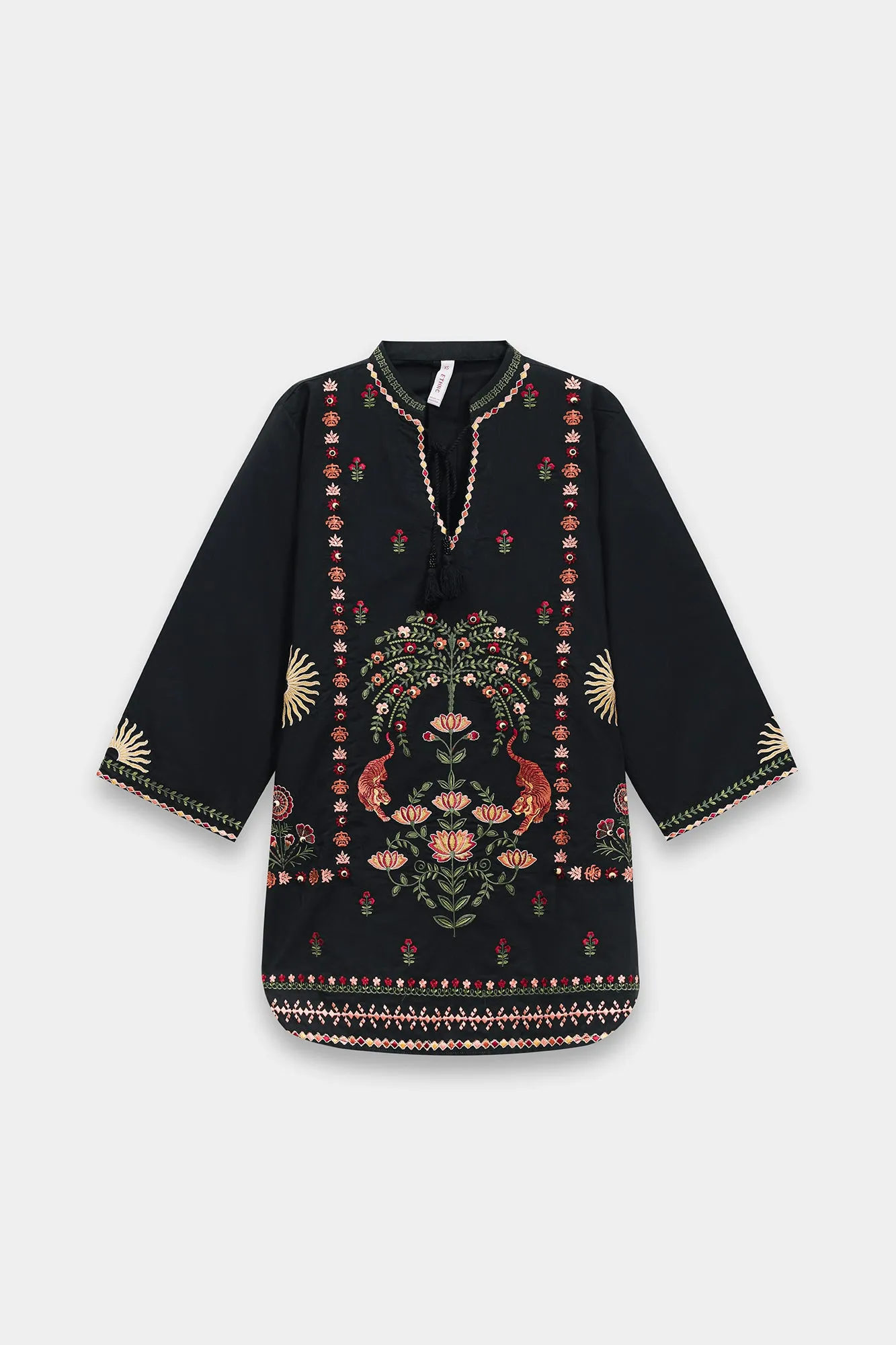 Kurti in Jet Black