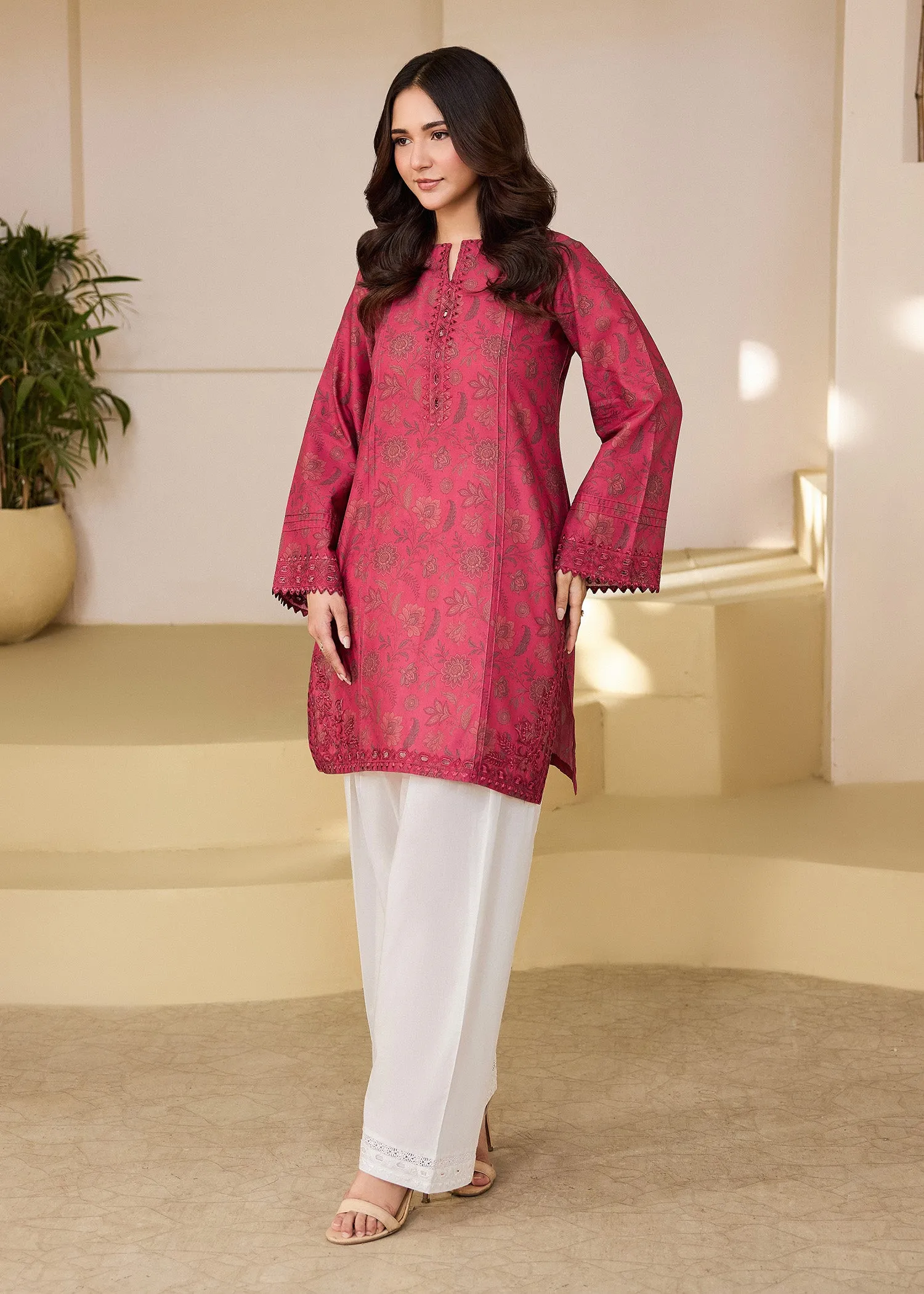 Digital Printed Kurta Set in Multi