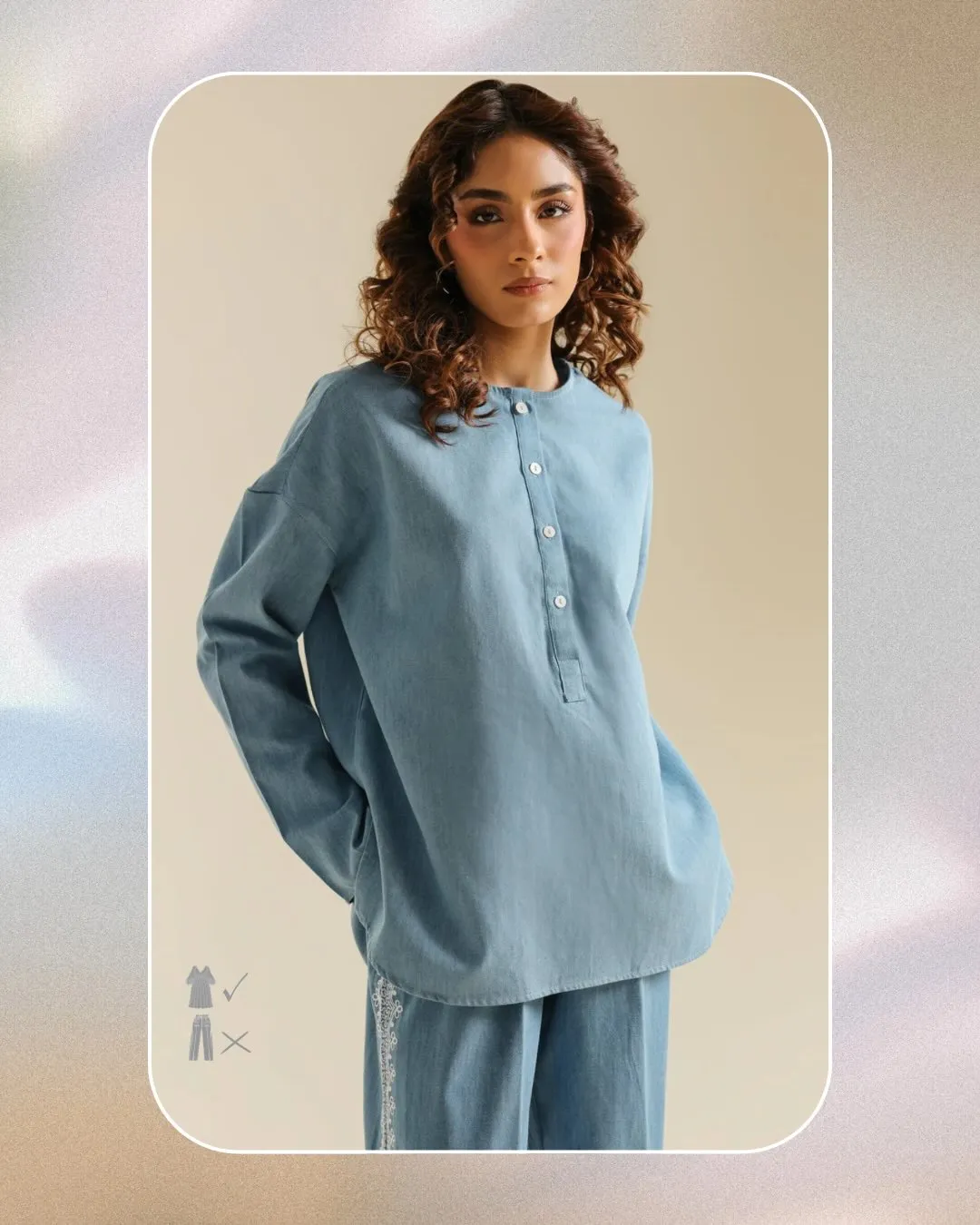 Sky blue Top
