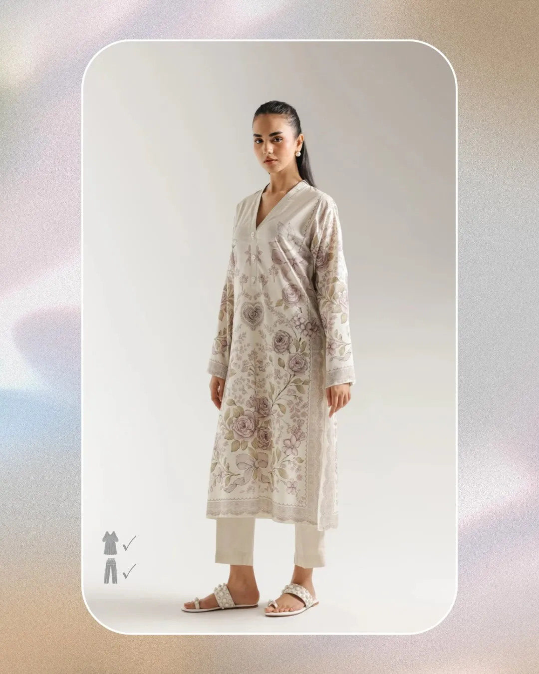 Printed Kurta Set