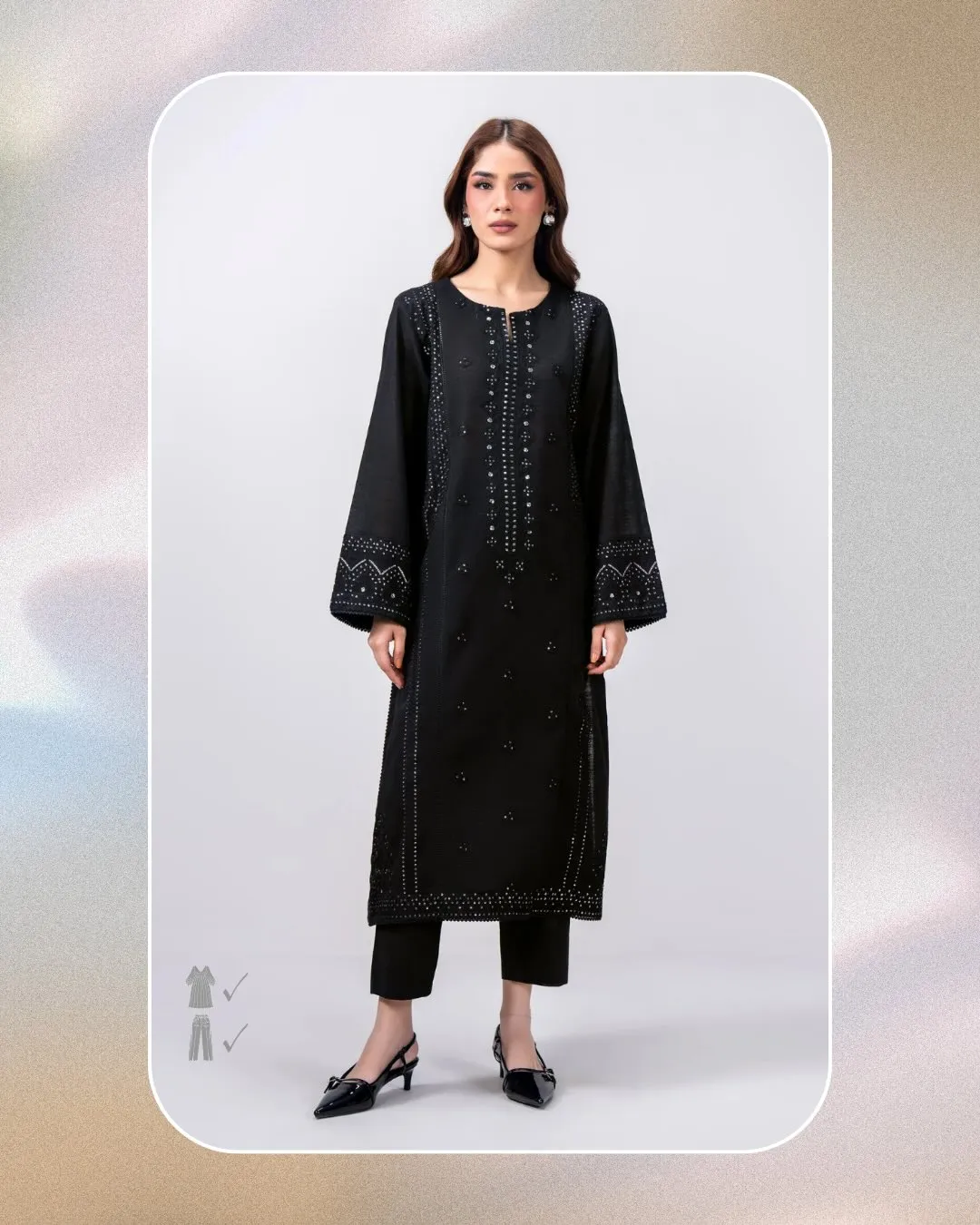 Embroidered Kurta Set
