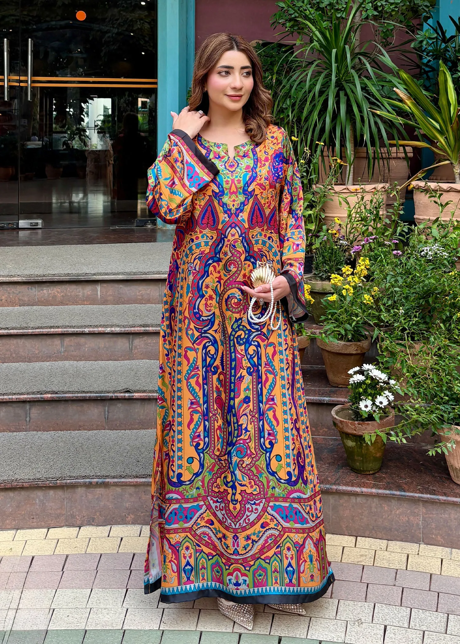 Printed Kaftan