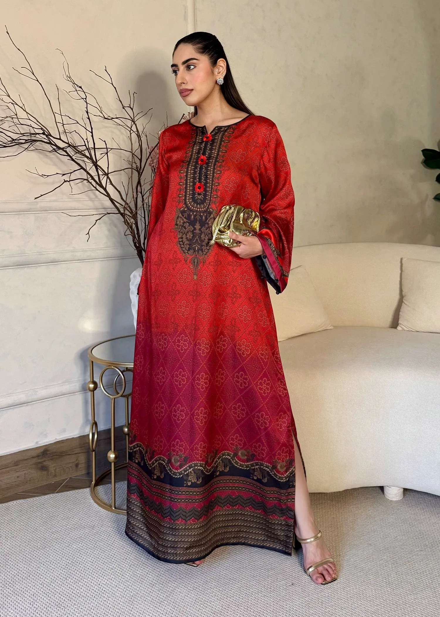 Printed Kaftan