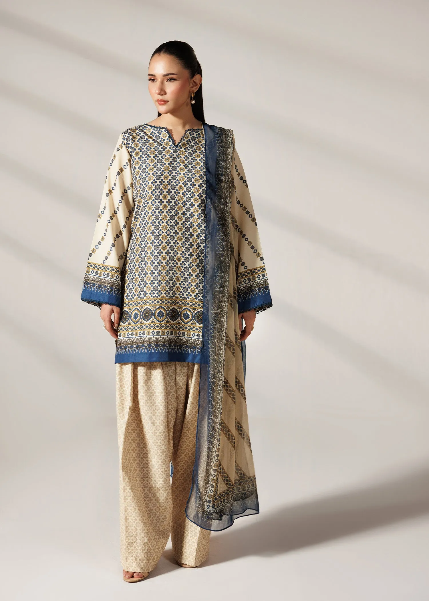 Printed Kurta Set in Multi