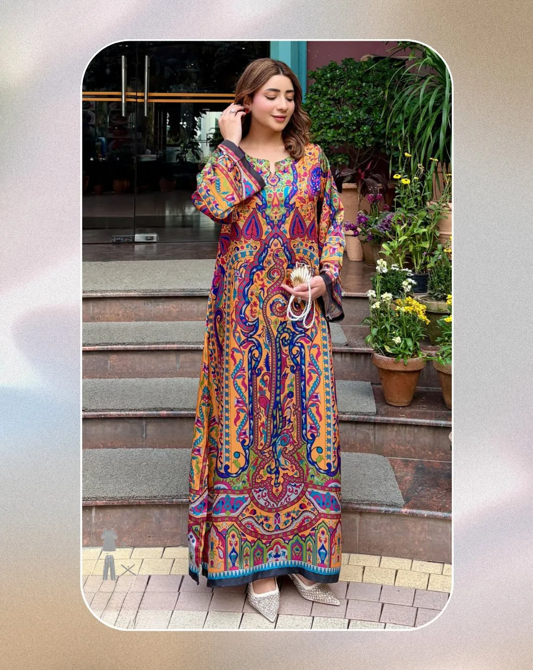Printed Kaftan