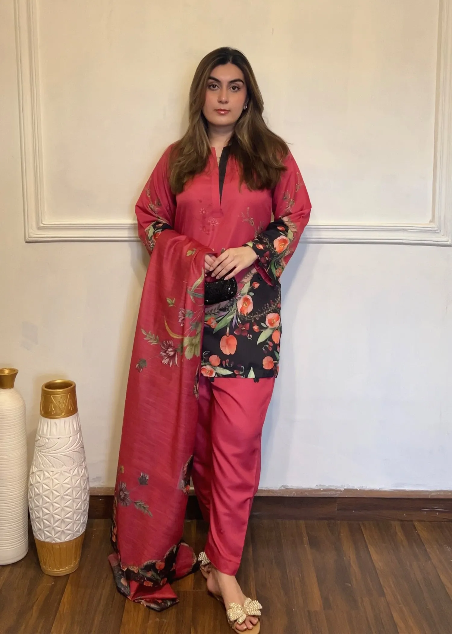 Printed Kurta Set in Multi
