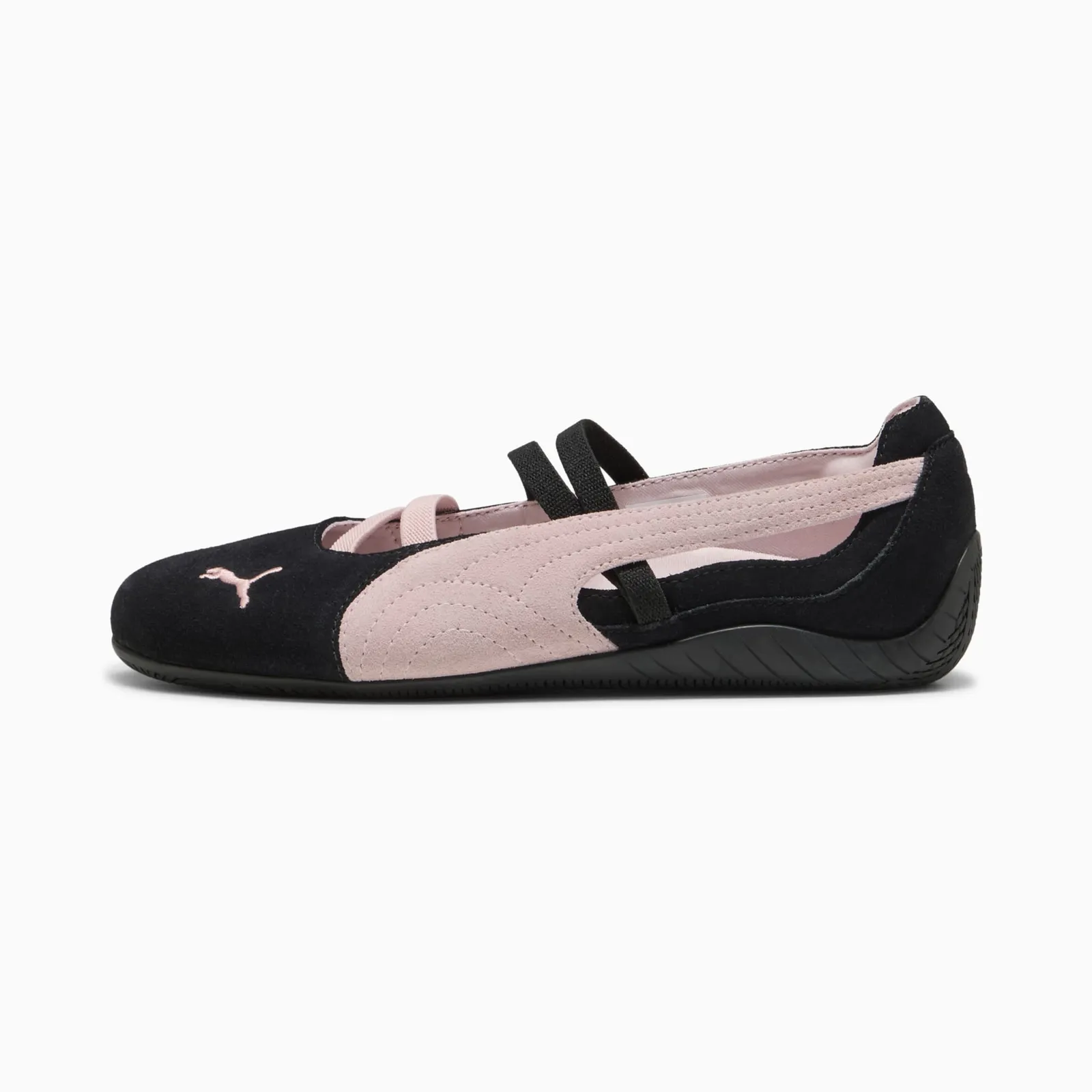 Speedcat Ballet Sneakers Women in Black-Mauve Mist