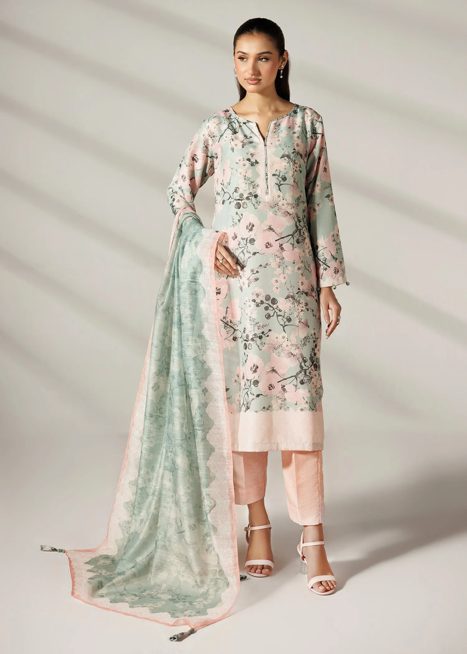 Printed Kurta Set in Multi