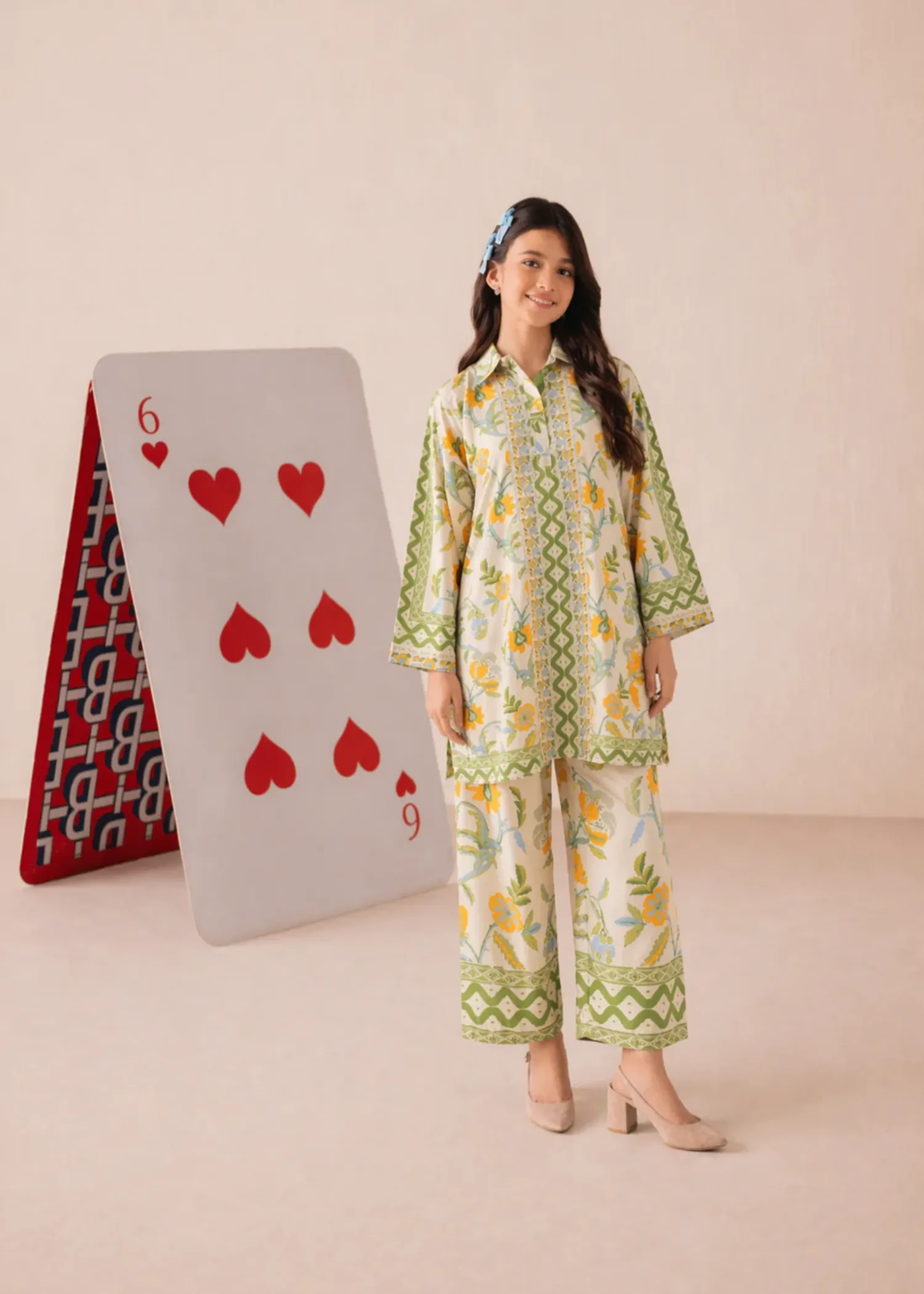 Co-ord Set in Yellow Green