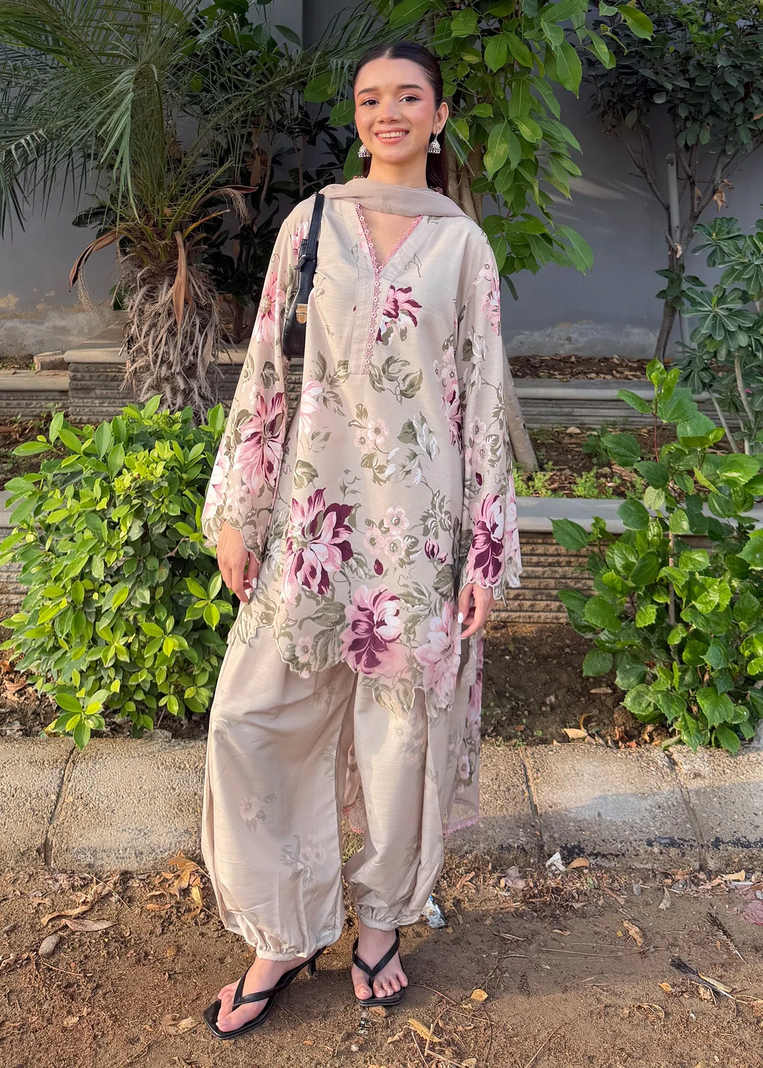 Printed Kurta Set in Multi