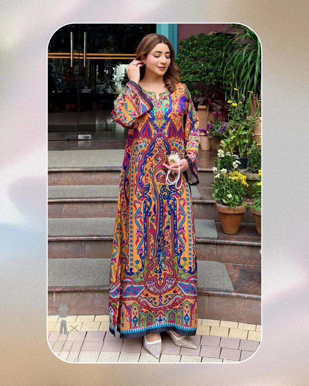 Printed Kaftan